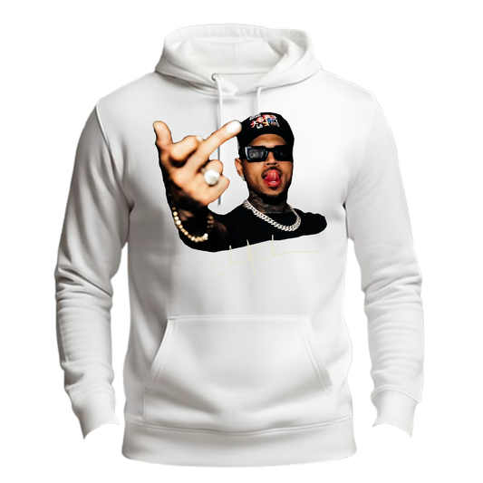 Chris Brown Middle Finger Premium Hoodie