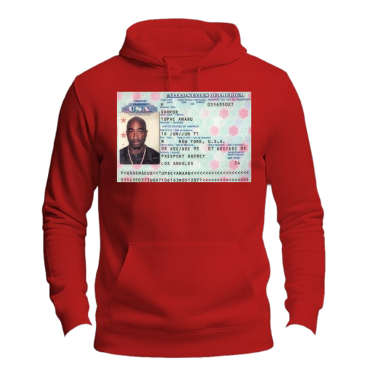 Tupac Social Security Premium Hoodie