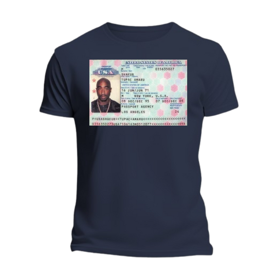 Tupac Social Security Premium T-Shirt