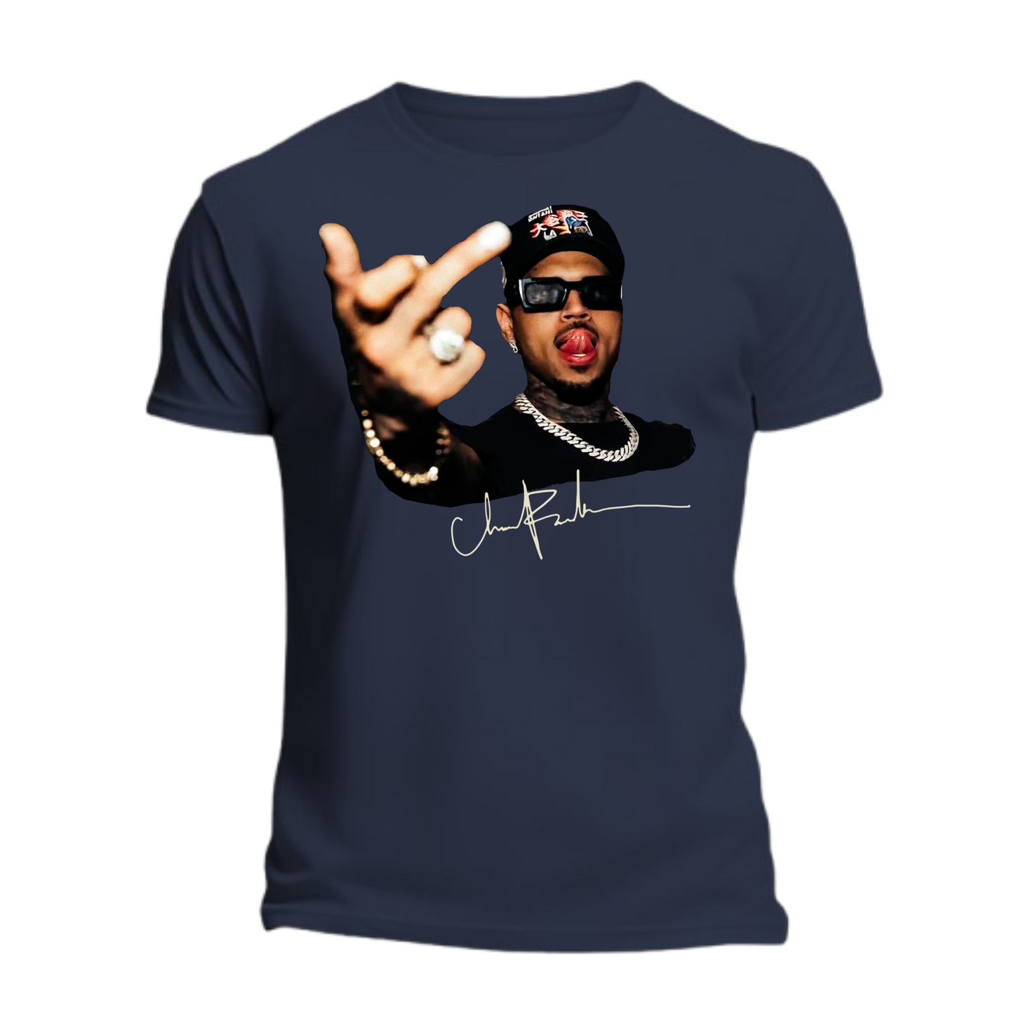 Chris Brown Middle Finger T-Shirt