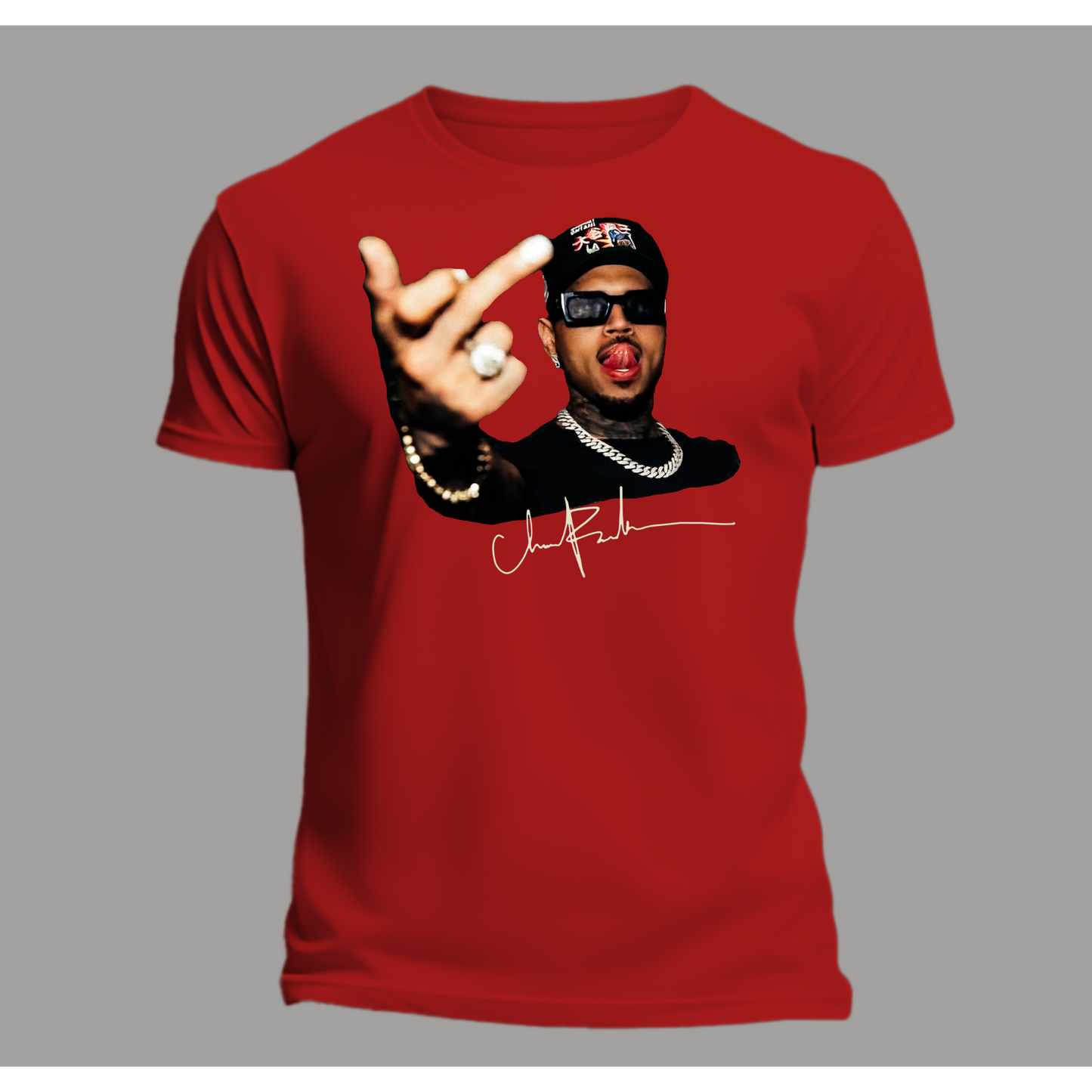 Chris Brown Middle Finger T-Shirt