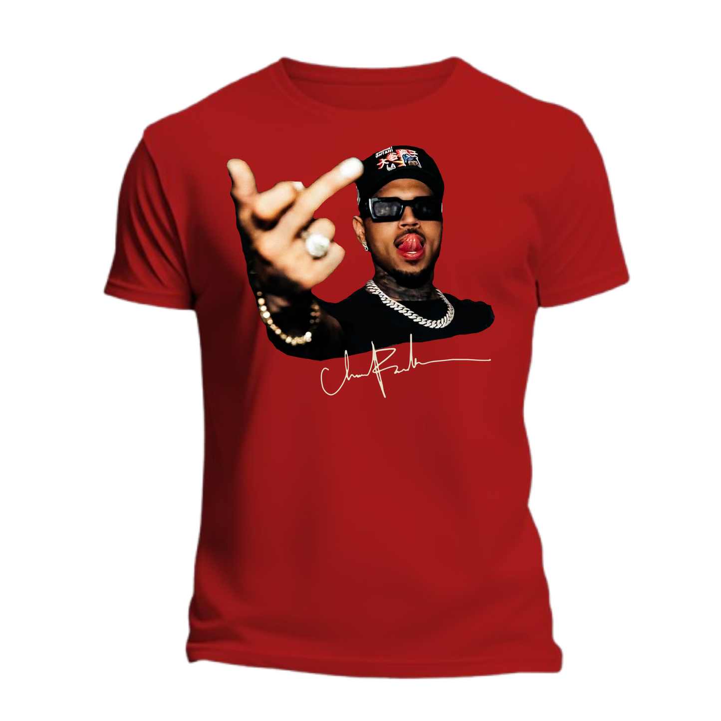 Chris Brown Middle Finger T-Shirt