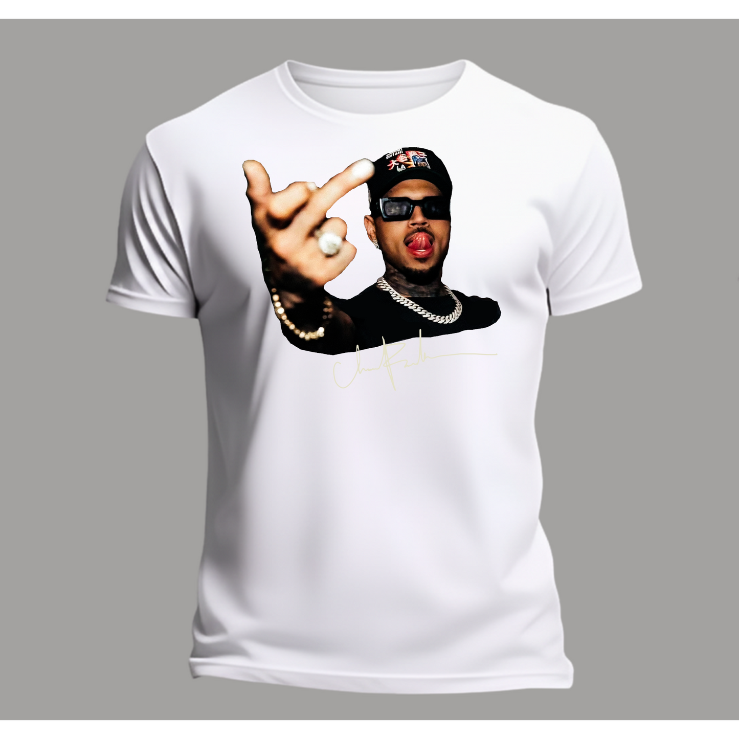 Chris Brown Middle Finger T-Shirt
