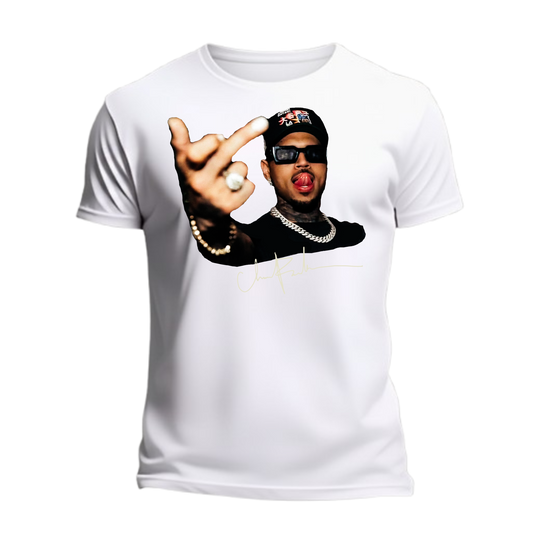 Chris Brown Middle Finger T-Shirt