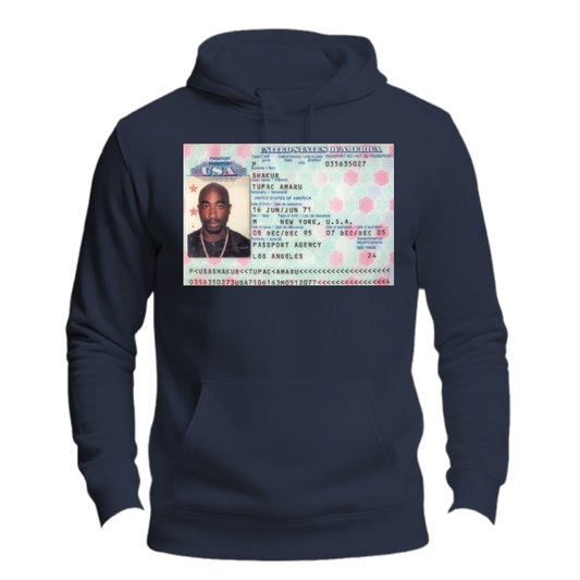 Tupac Social Security Premium Hoodie