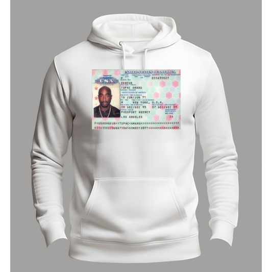 Tupac Social Security Premium Hoodie