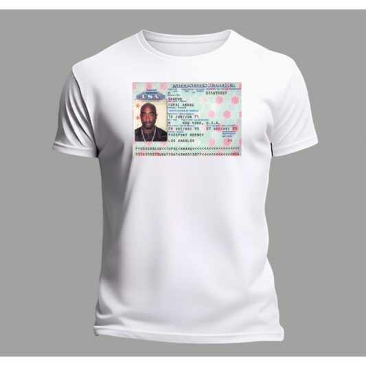 Tupac Social Security Premium T-Shirt